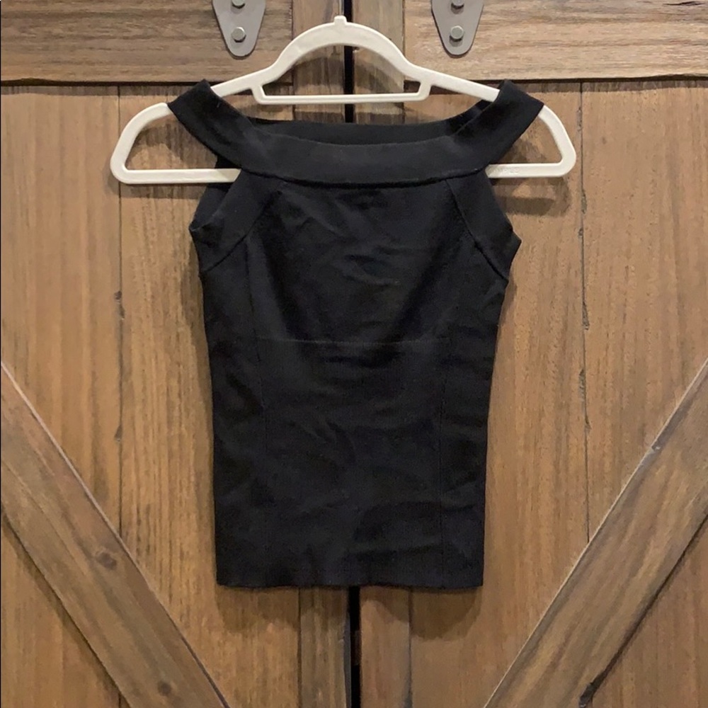 gorgeous WHBM silk blend off the shoulder top, XS